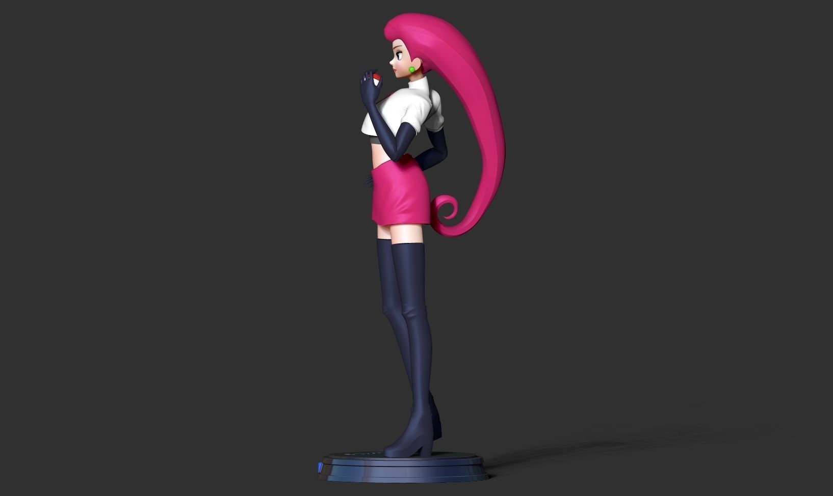 Jessie - Pokemon Fanart 3D print model_12