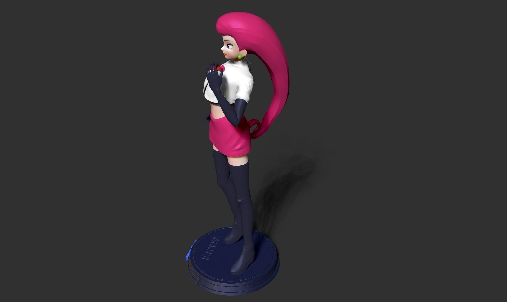 Jessie - Pokemon Fanart 3D print model_17
