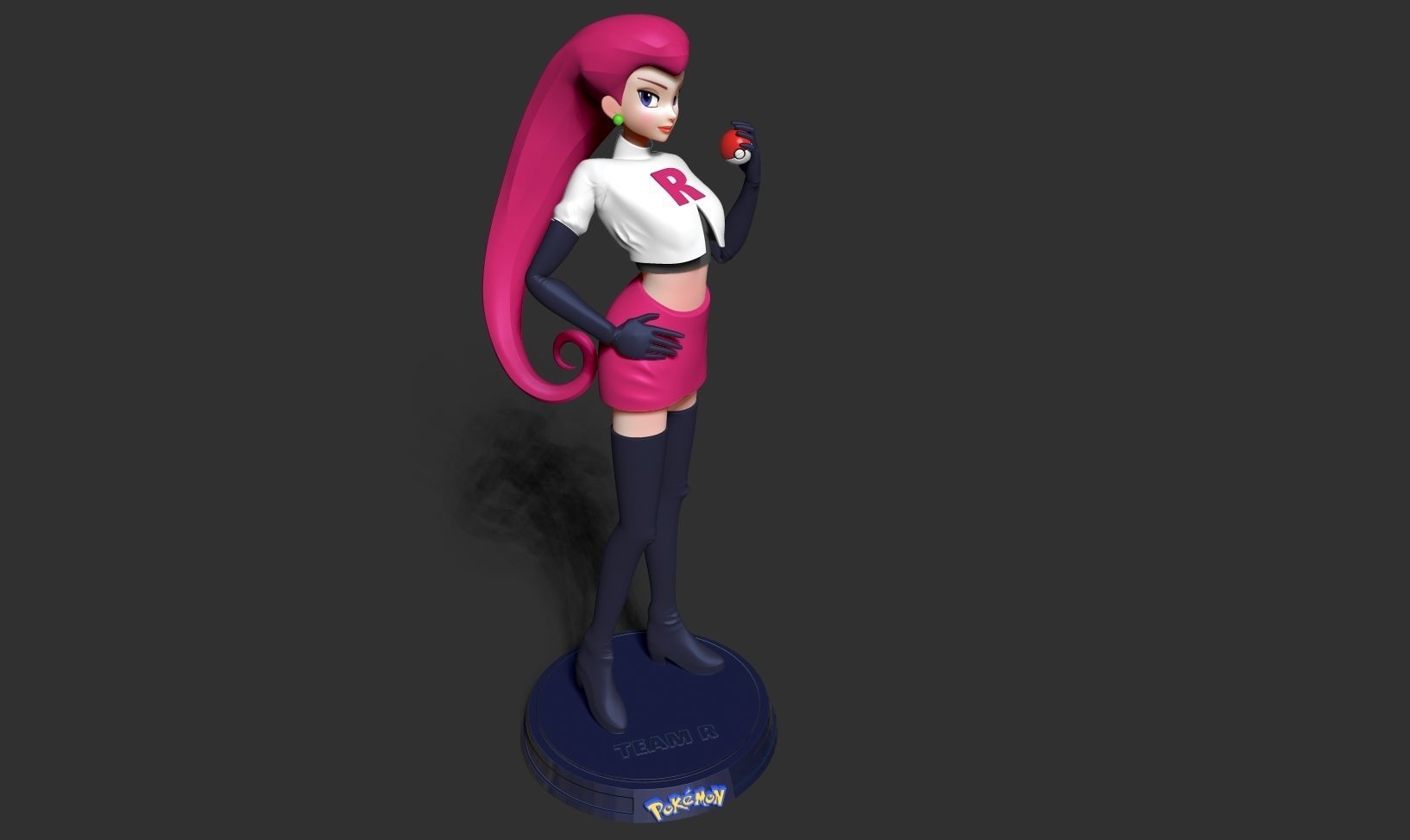 Jessie - Pokemon Fanart 3D print model_19