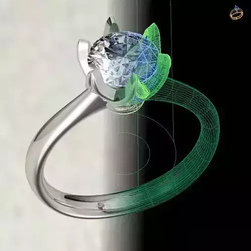 Jewelry CAD STL Ring-CC38