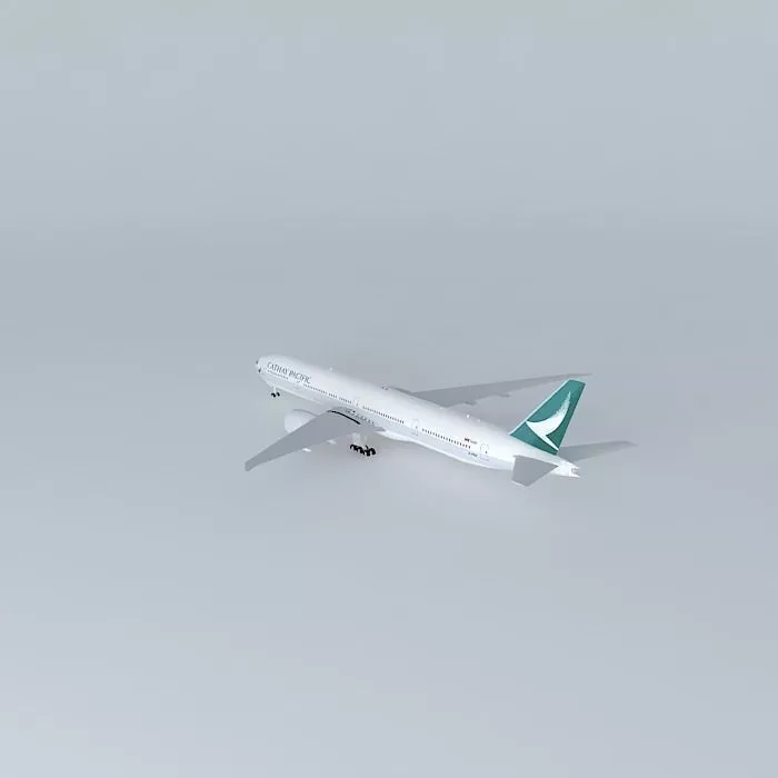 Cathay Pacific Airways Boeing 777 367 ER B KPM New Livery 2015 Free 3D model