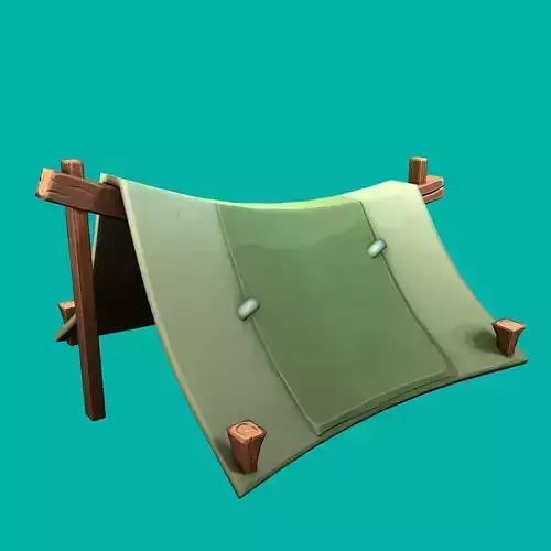 Stylized tent