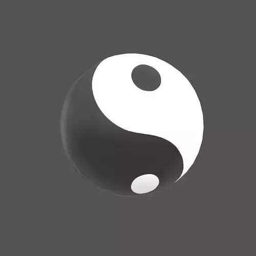 Taiji v1 001 Low-poly 3D model