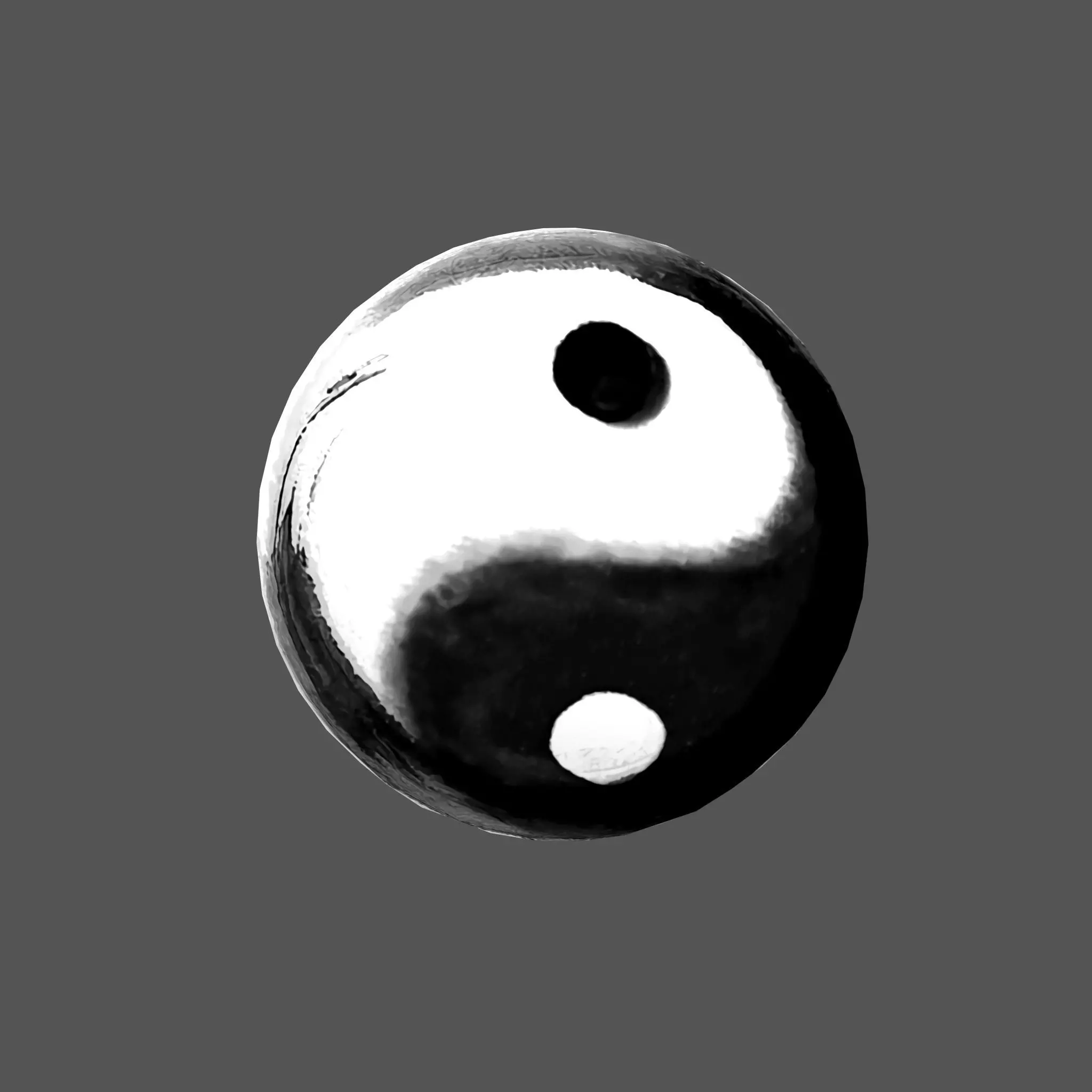 Taiji v2 001 Low-poly 3D model_0