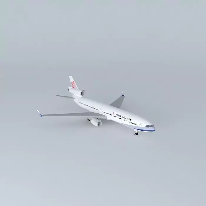 China Airlines Boeing McDonnell Douglas MD 11 Old Livery 2001 Free 3D model