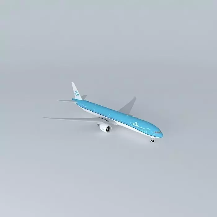 KLM Royal Dutch Airlines Boeing 777 306 ER PH BVN Nationaal P... Free 3D model