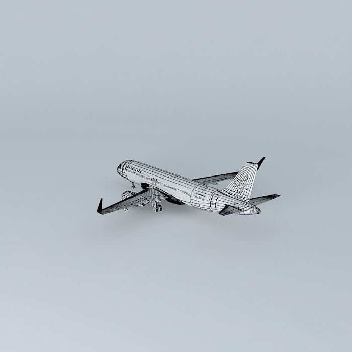 StarFlyer Airbus A320 214 2015 free 3D model | CGTrader
