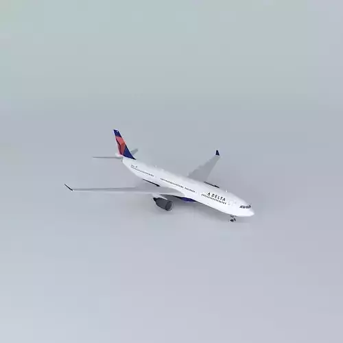 Delta Air Lines Airbus A330 302 N822NW  Revised Livery 2016  Wi Fi Dome