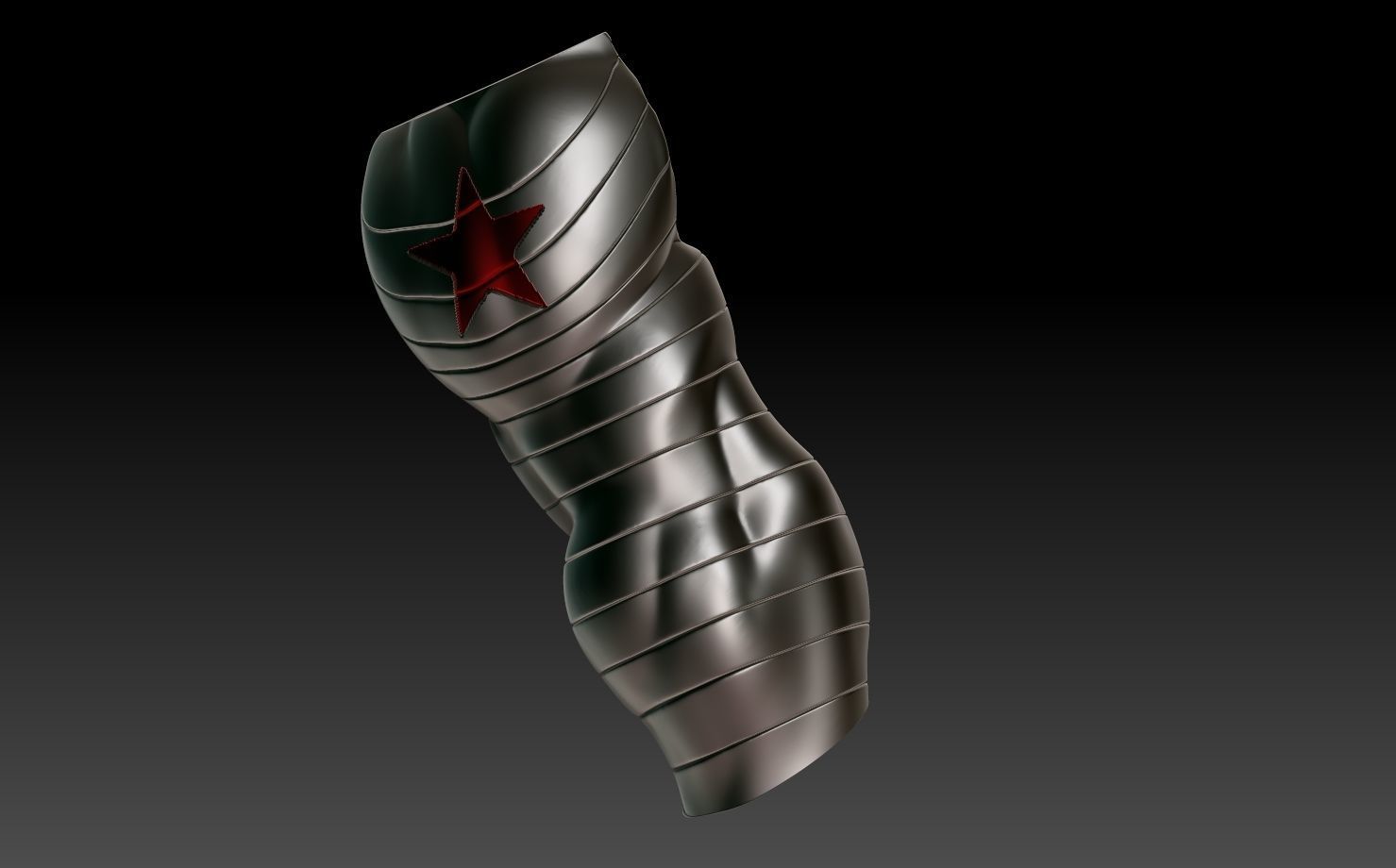 Winter soldier metal arm 3D model 3D printable | CGTrader