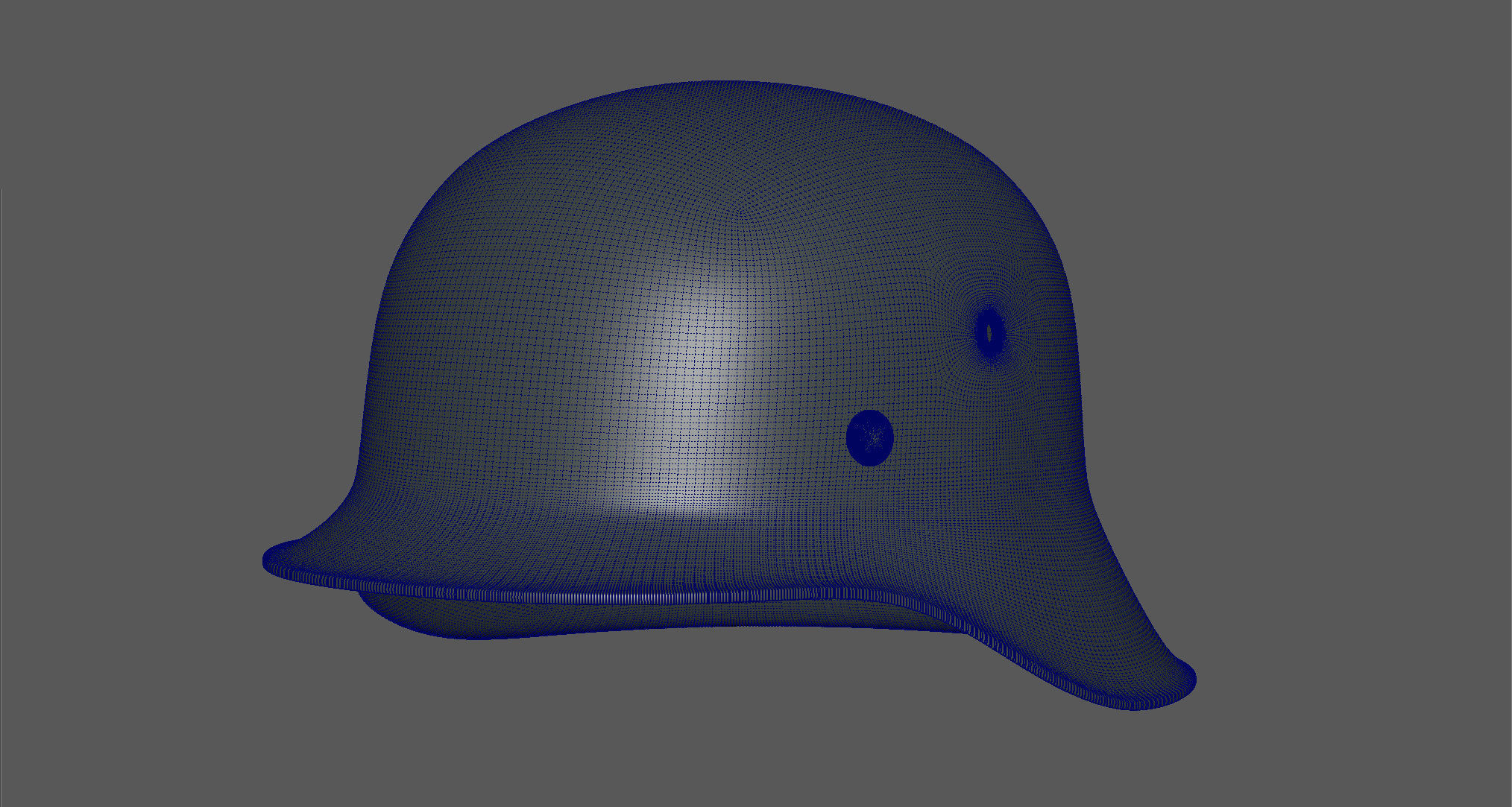 German M42 Stalhelm WW2 Helmet 3D print model_3
