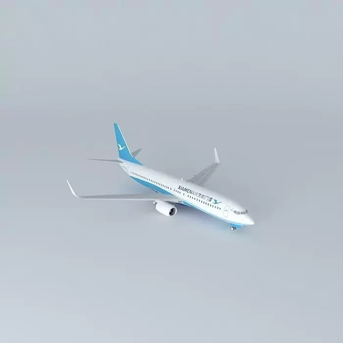 Xiamen Airlines Boeing 737 85C 2013 Free 3D model