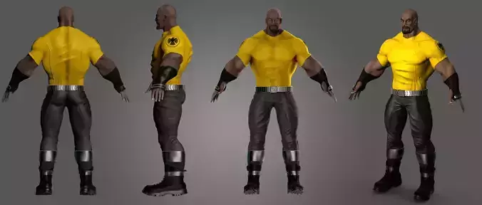 marvels Luke cage 3D print model