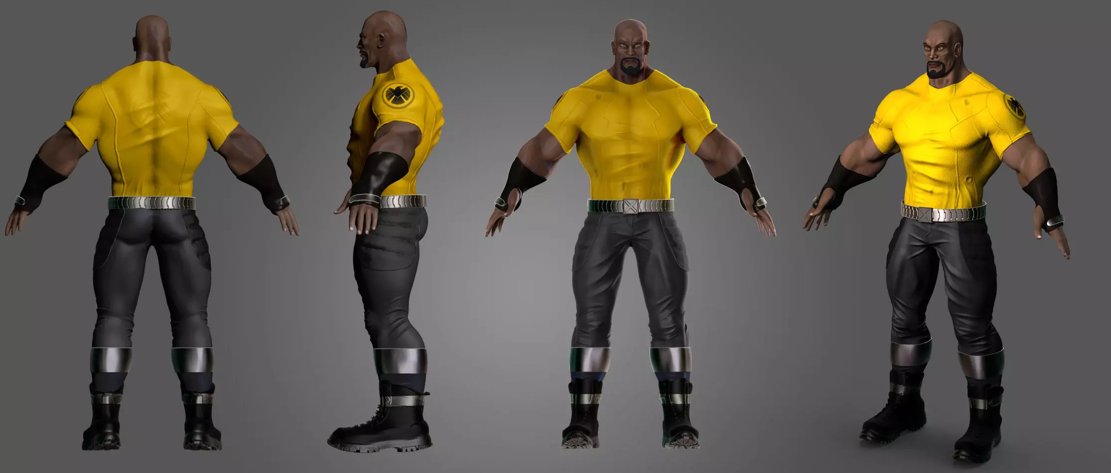 marvels Luke cage 3D print model