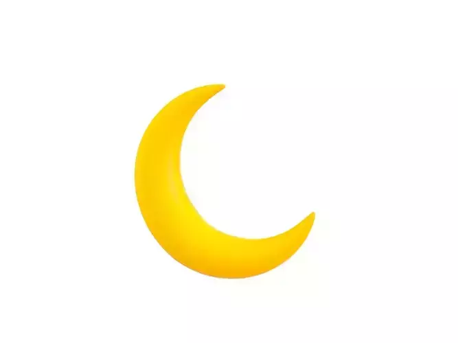 Moon Symbol 3D model