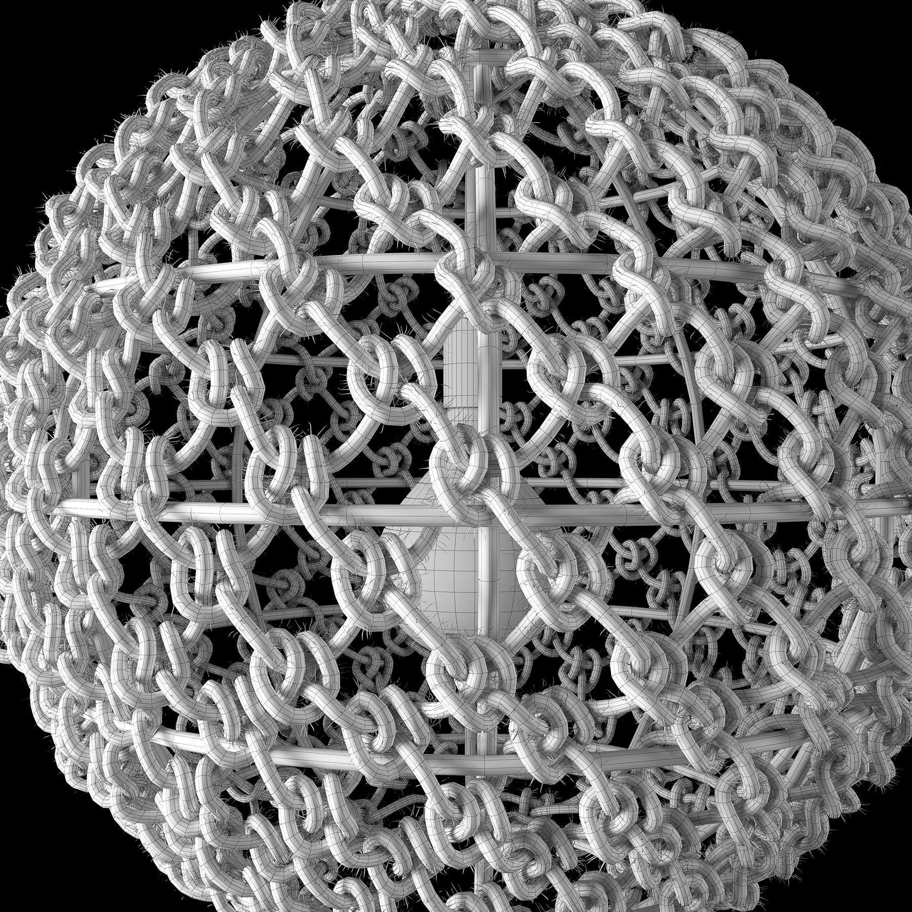 RH Small Rope Pendant 3D model_4