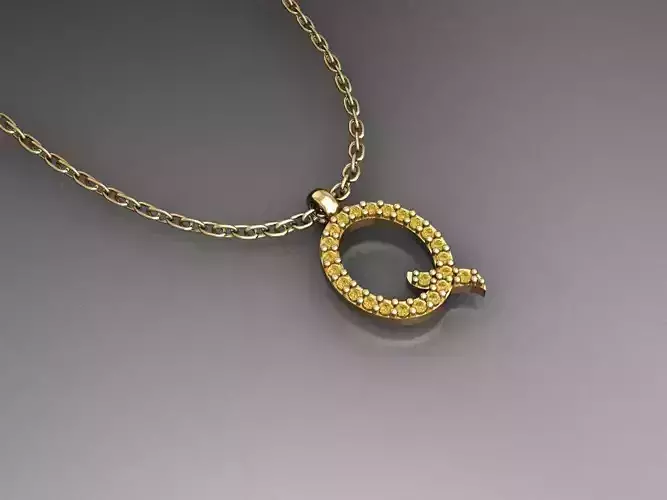 H210- Diamond NECKLACE 