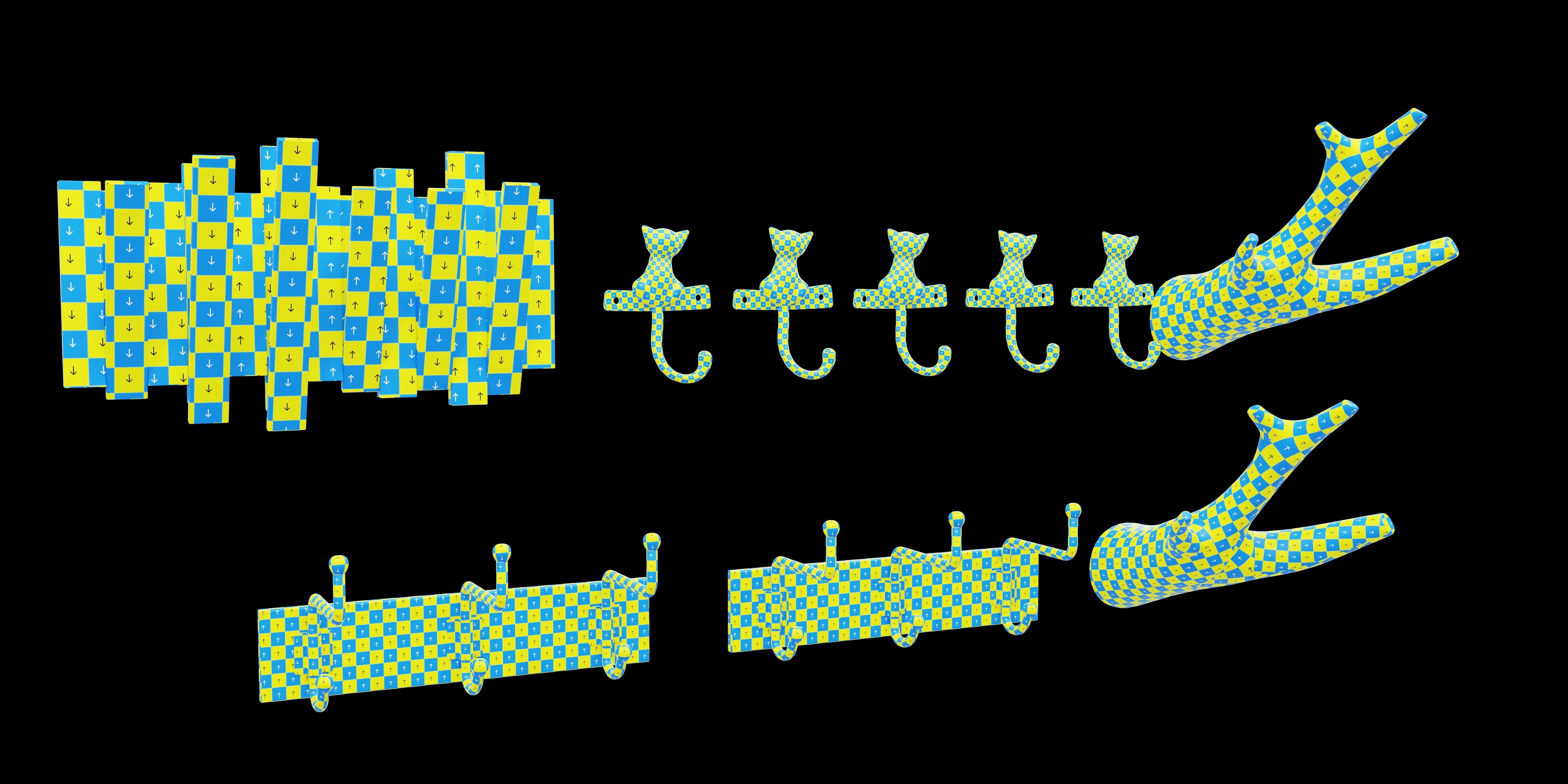 Hook Pack - 58 Model Variation - Tiling Textures Low-poly 3D model_29