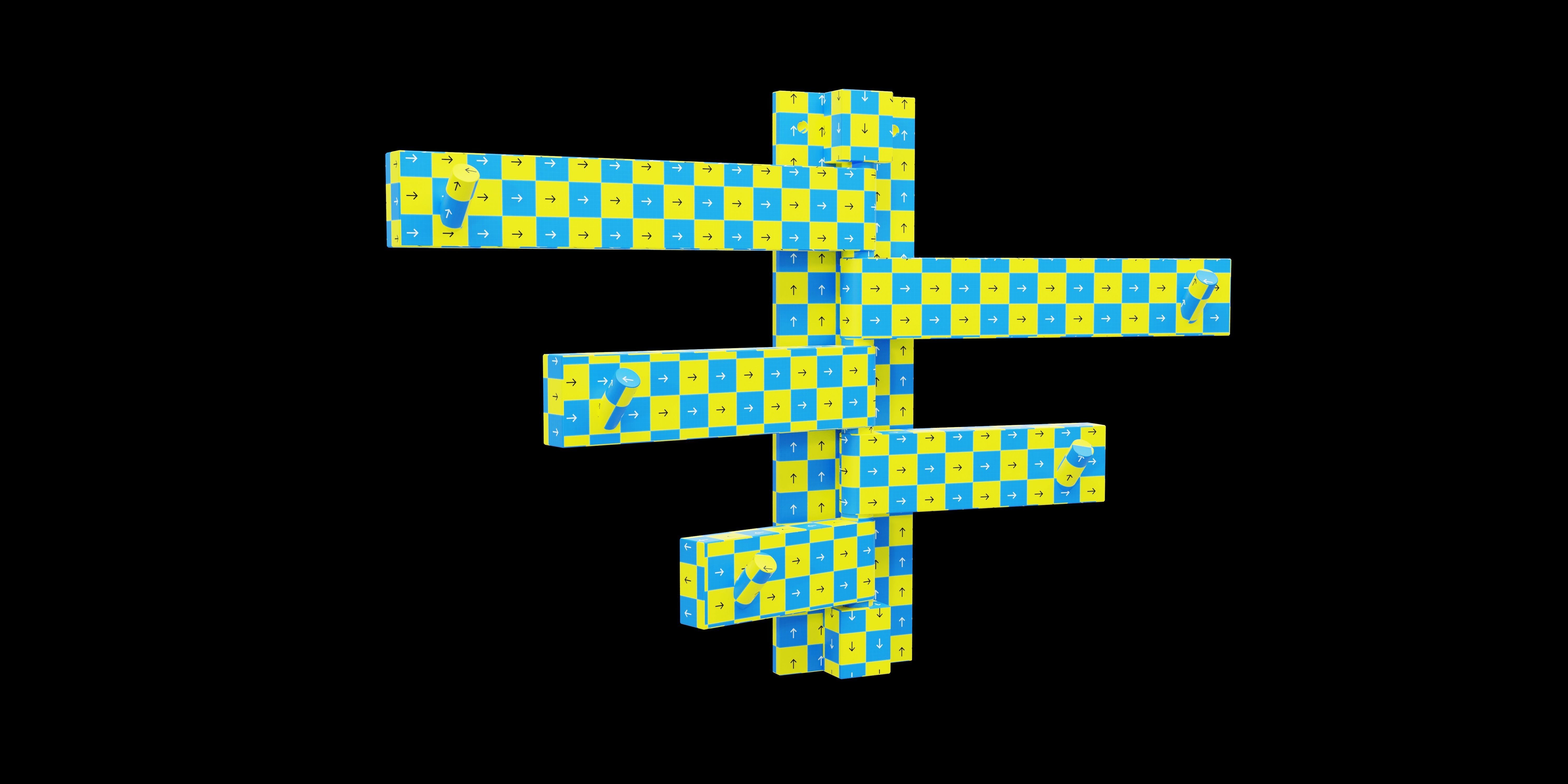 Hook Pack - 58 Model Variation - Tiling Textures Low-poly 3D model_32