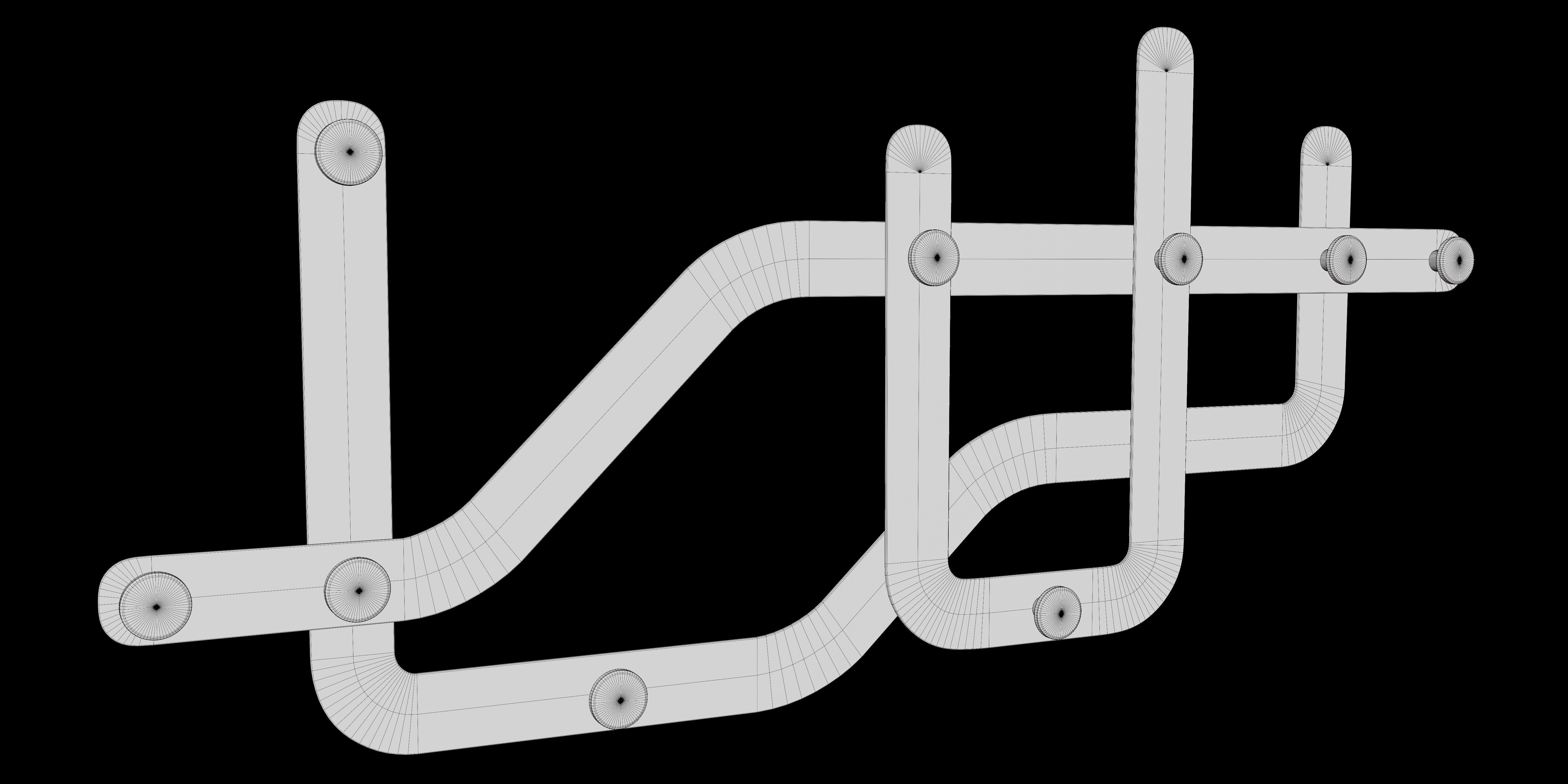 Hook Pack - 58 Model Variation - Tiling Textures Low-poly 3D model_21