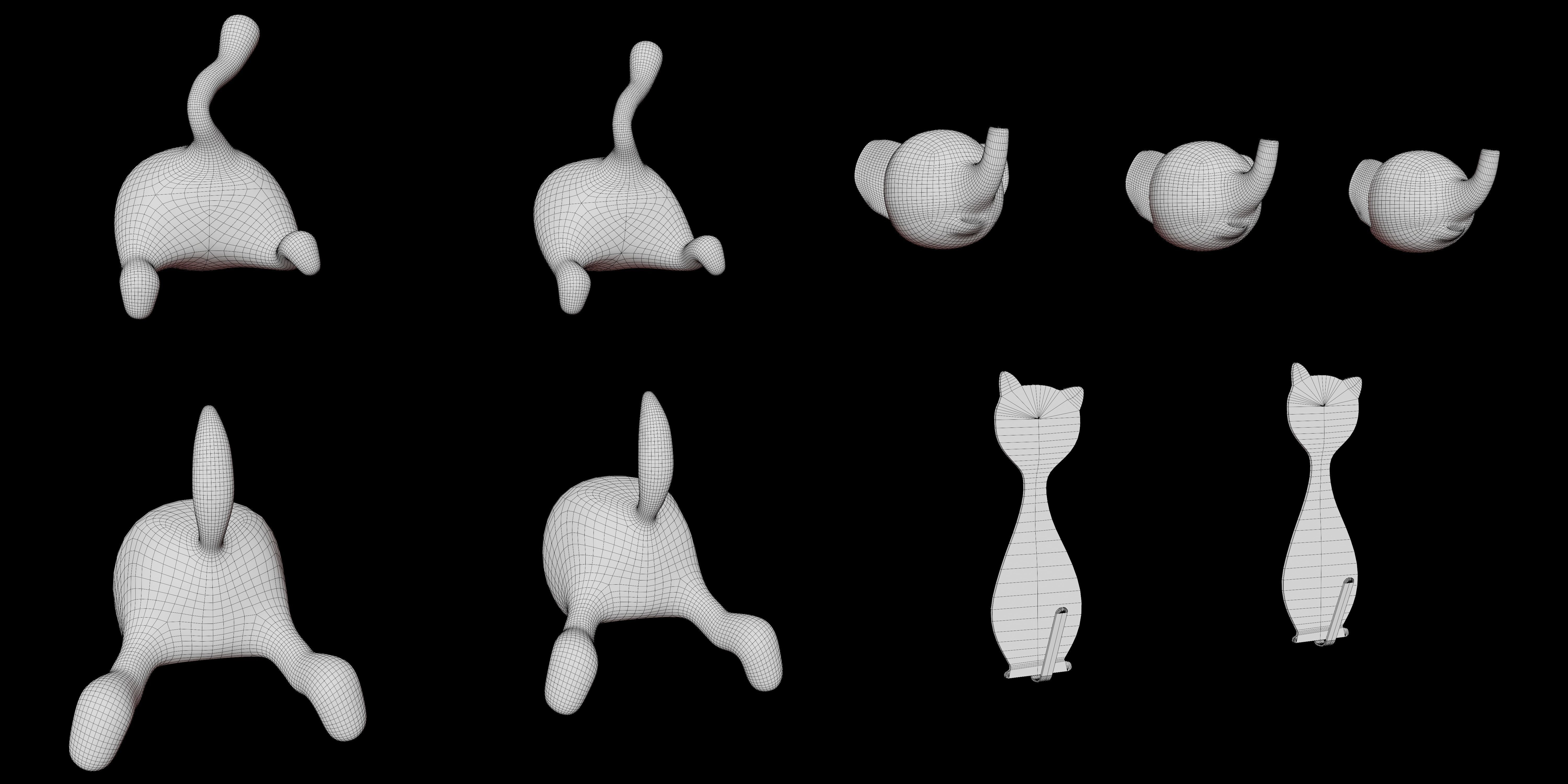 Hook Pack - 58 Model Variation - Tiling Textures Low-poly 3D model_18