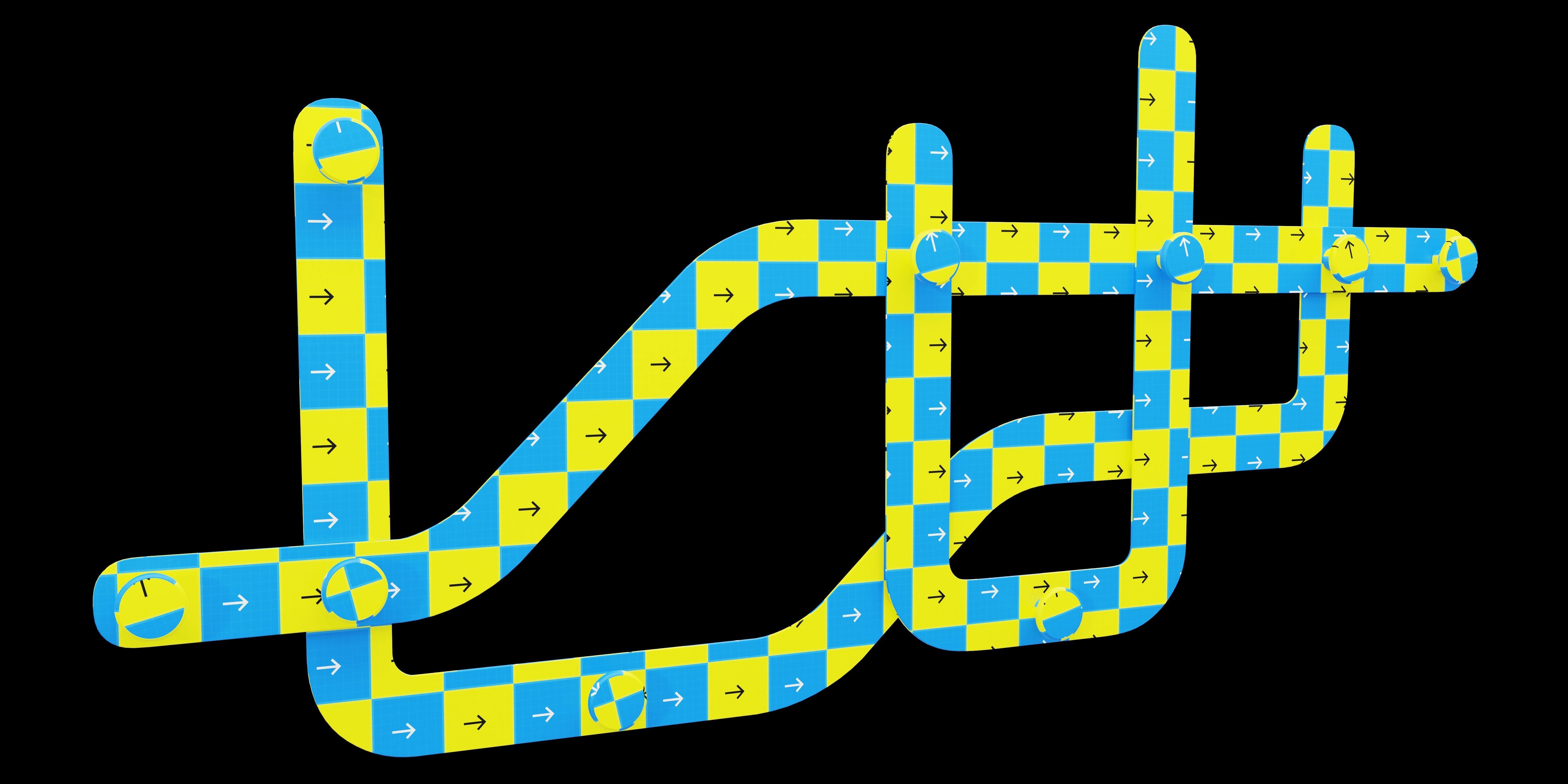 Hook Pack - 58 Model Variation - Tiling Textures Low-poly 3D model_20