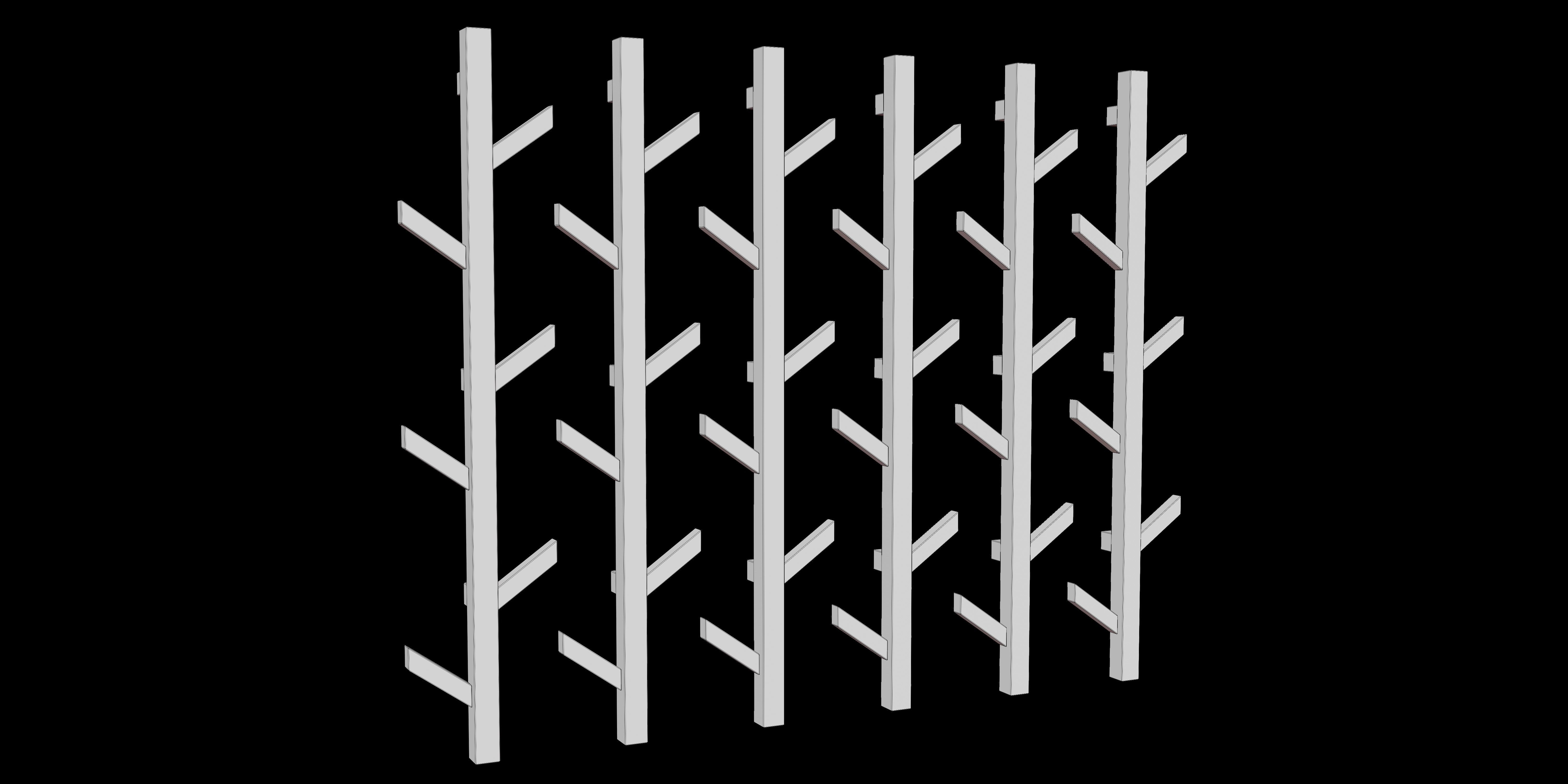 Hook Pack - 58 Model Variation - Tiling Textures Low-poly 3D model_12