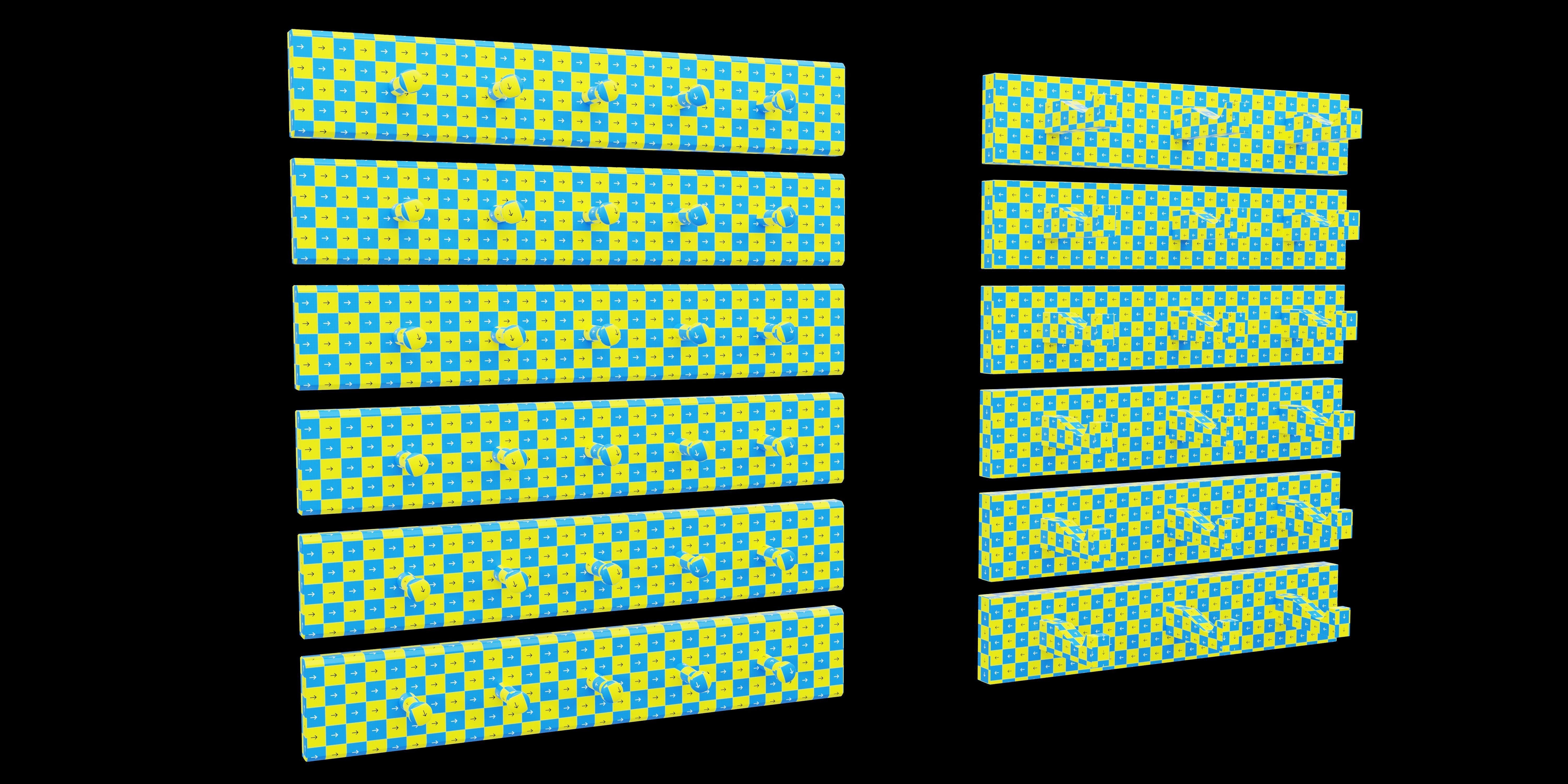 Hook Pack - 58 Model Variation - Tiling Textures Low-poly 3D model_23