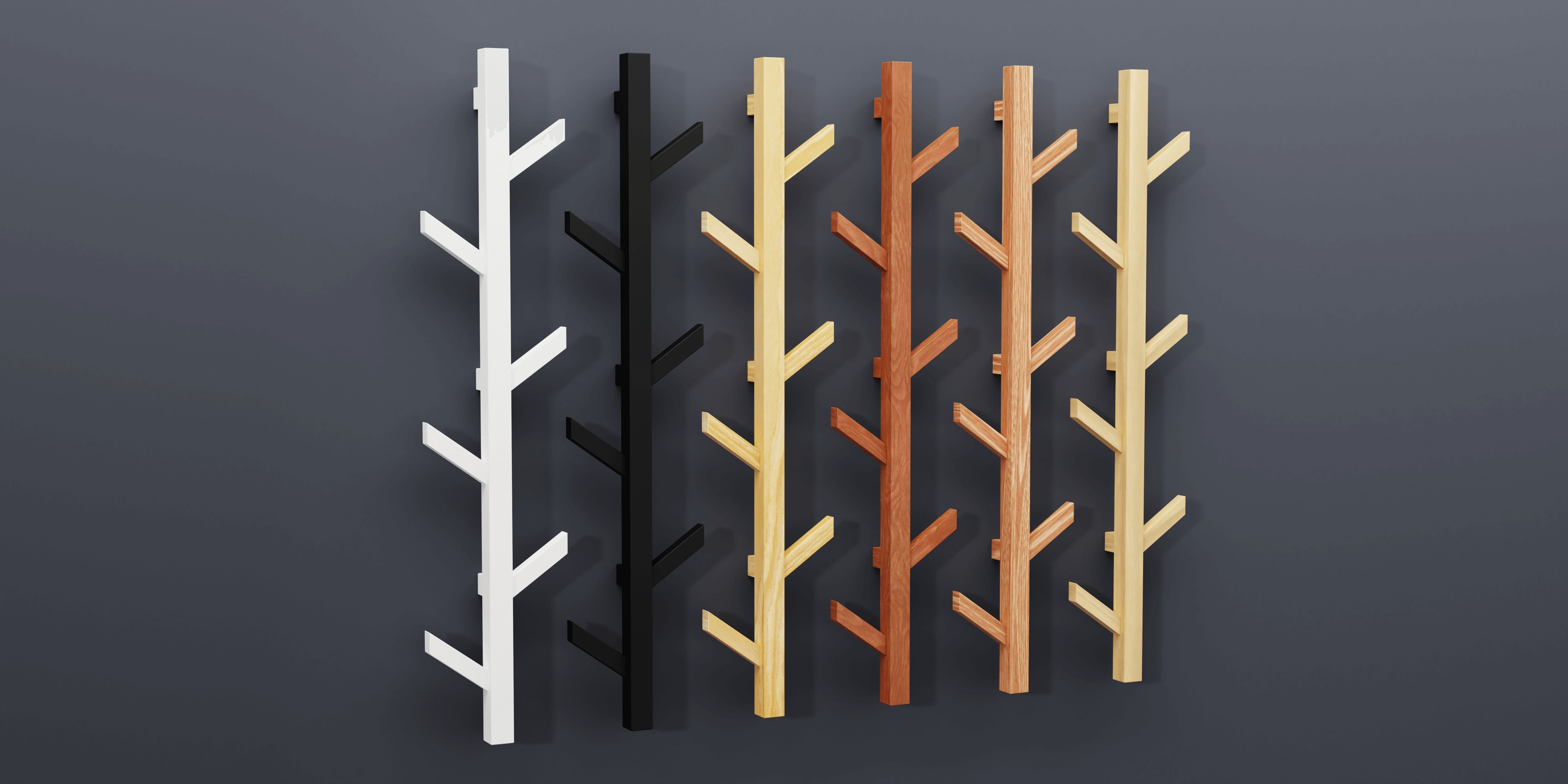 Hook Pack - 58 Model Variation - Tiling Textures Low-poly 3D model_10