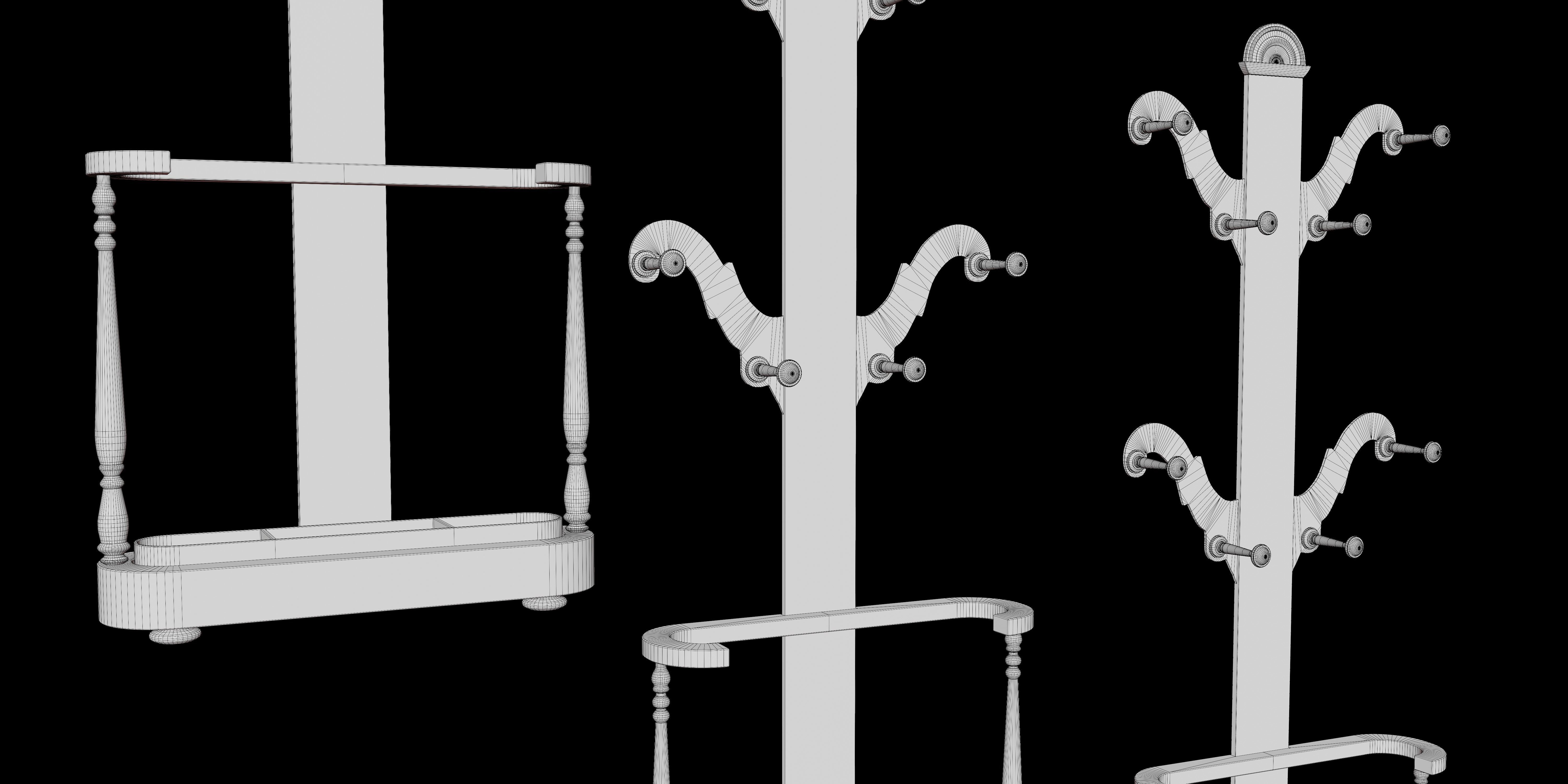 Hook Pack - 58 Model Variation - Tiling Textures Low-poly 3D model_15