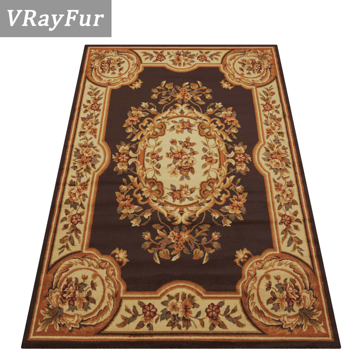 Rug Set 1139 3D model_2