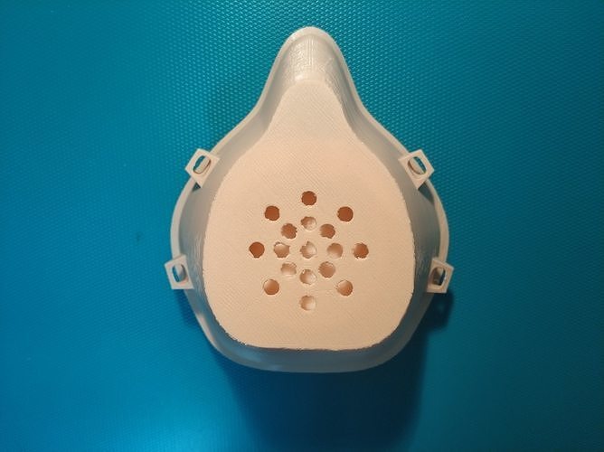 COVID-19 protection mask Free 3D print model Free 3D print model