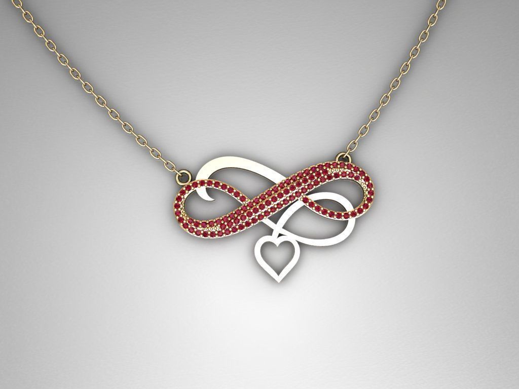 H227- Diamond NECKLACE 3D print model_2