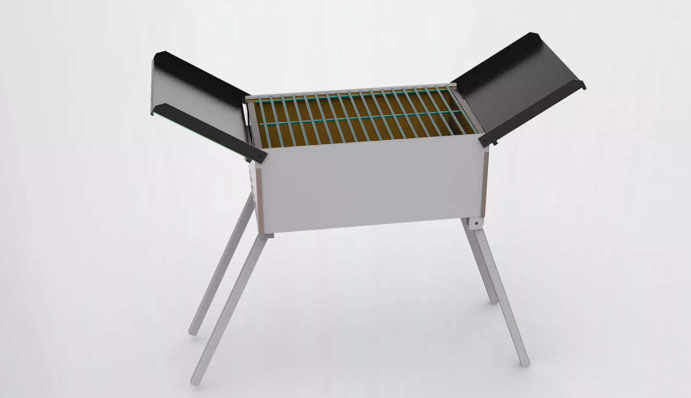 The oven bbq grill 3D model