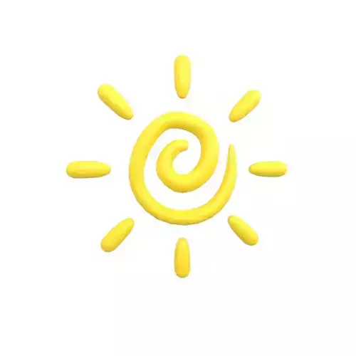 Hand Painted Sun v1 001