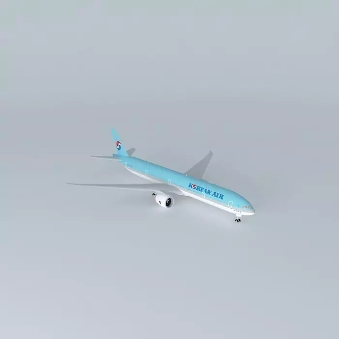 Korean Air Korean Air Boeing 777 3B5 ER 2014 Free 3D model