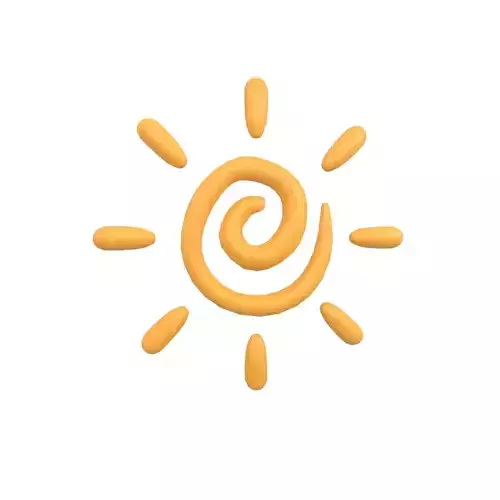 Hand Painted Sun v1 004