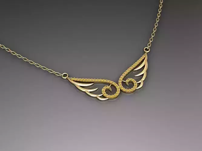 H238- Diamond NECKLACE 