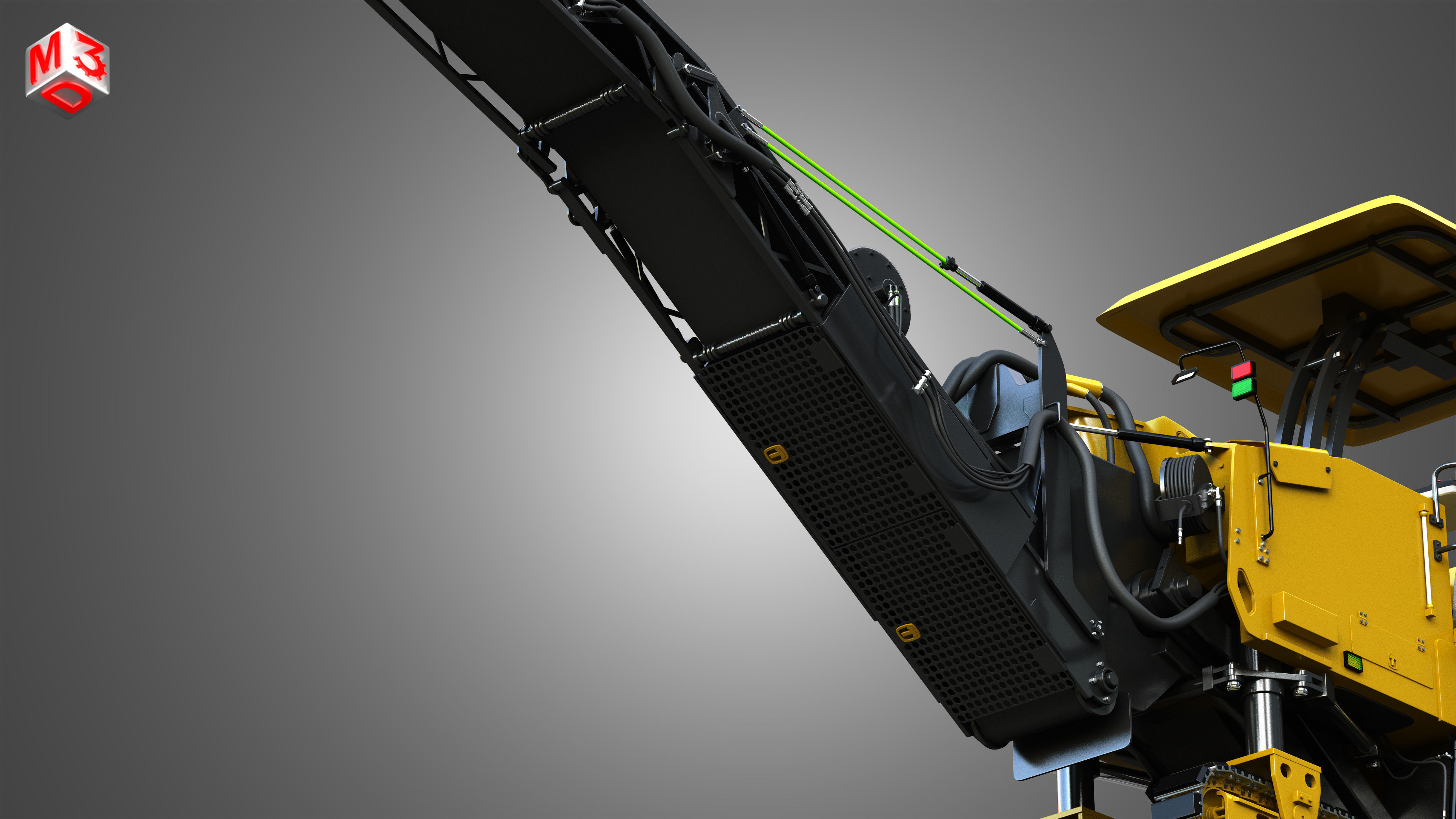 PM 622 Cold-Planer - Asphalt Removal  3D model_17