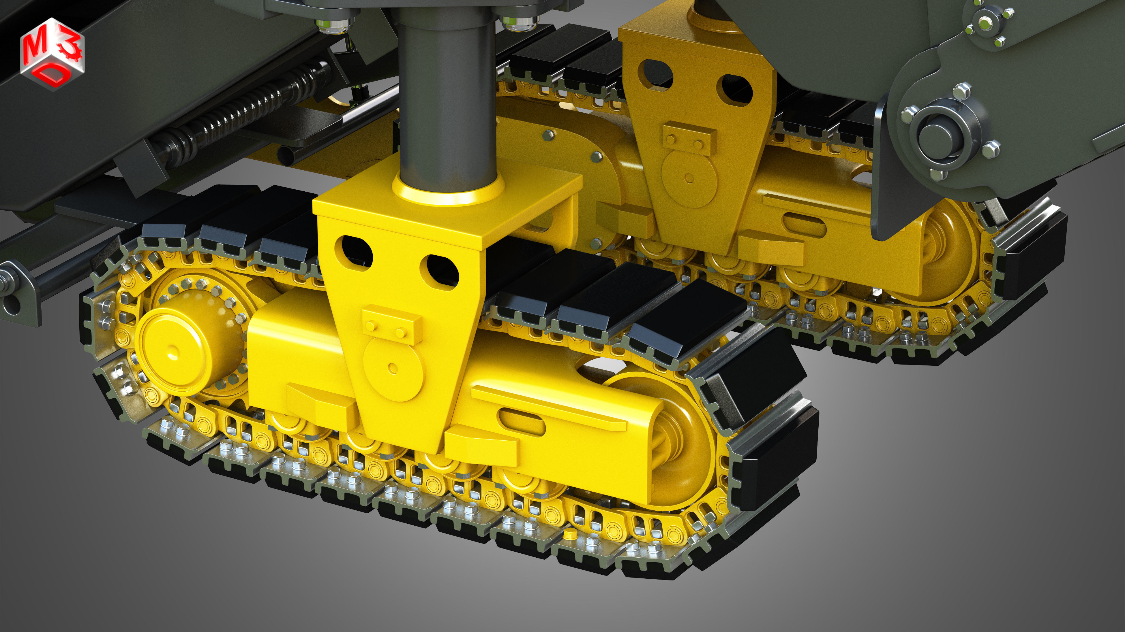 PM 622 Cold-Planer - Asphalt Removal  3D model_13