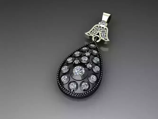 H244- Diamond NECKLACE 