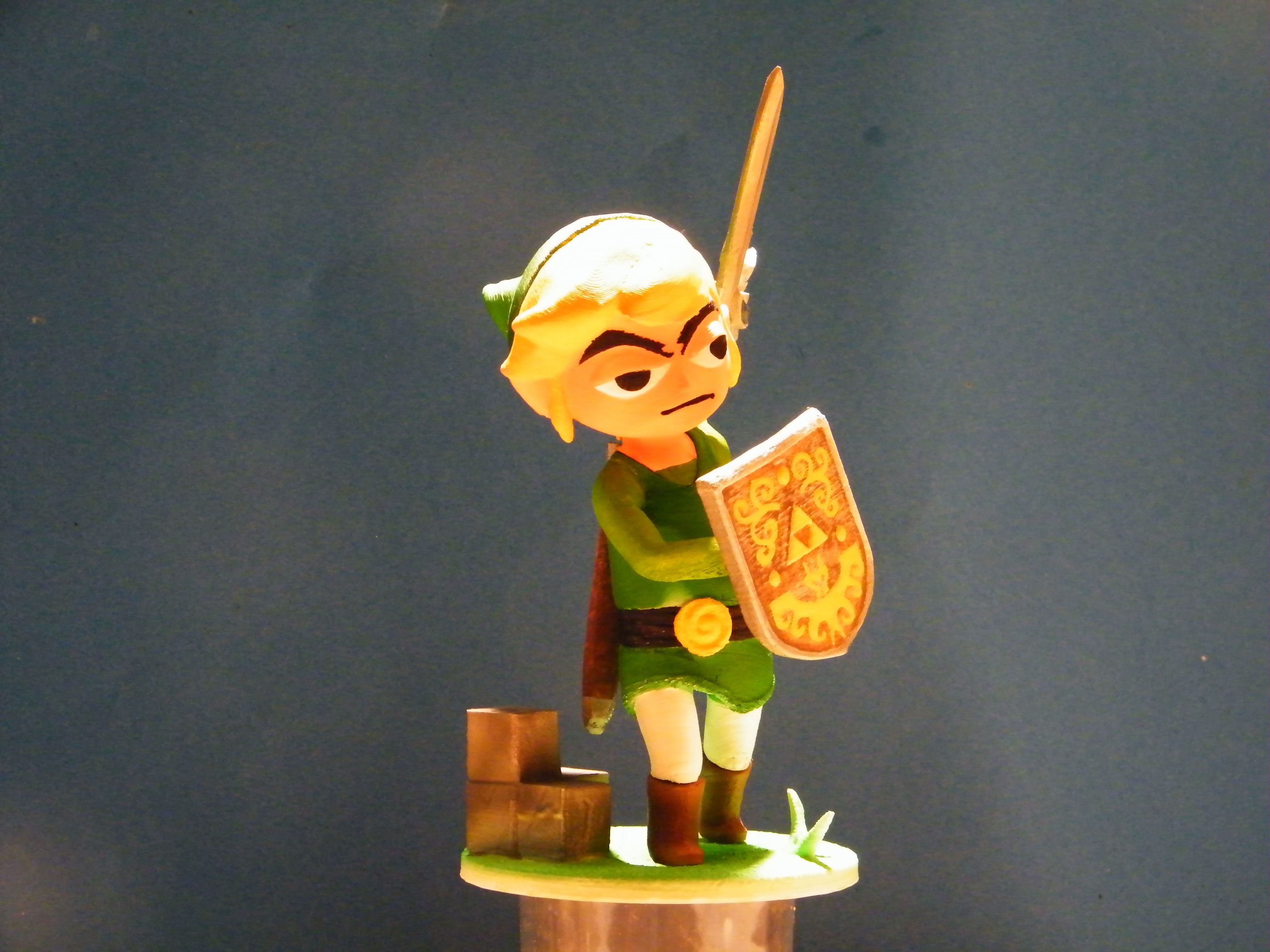 toon link 3D print model_11