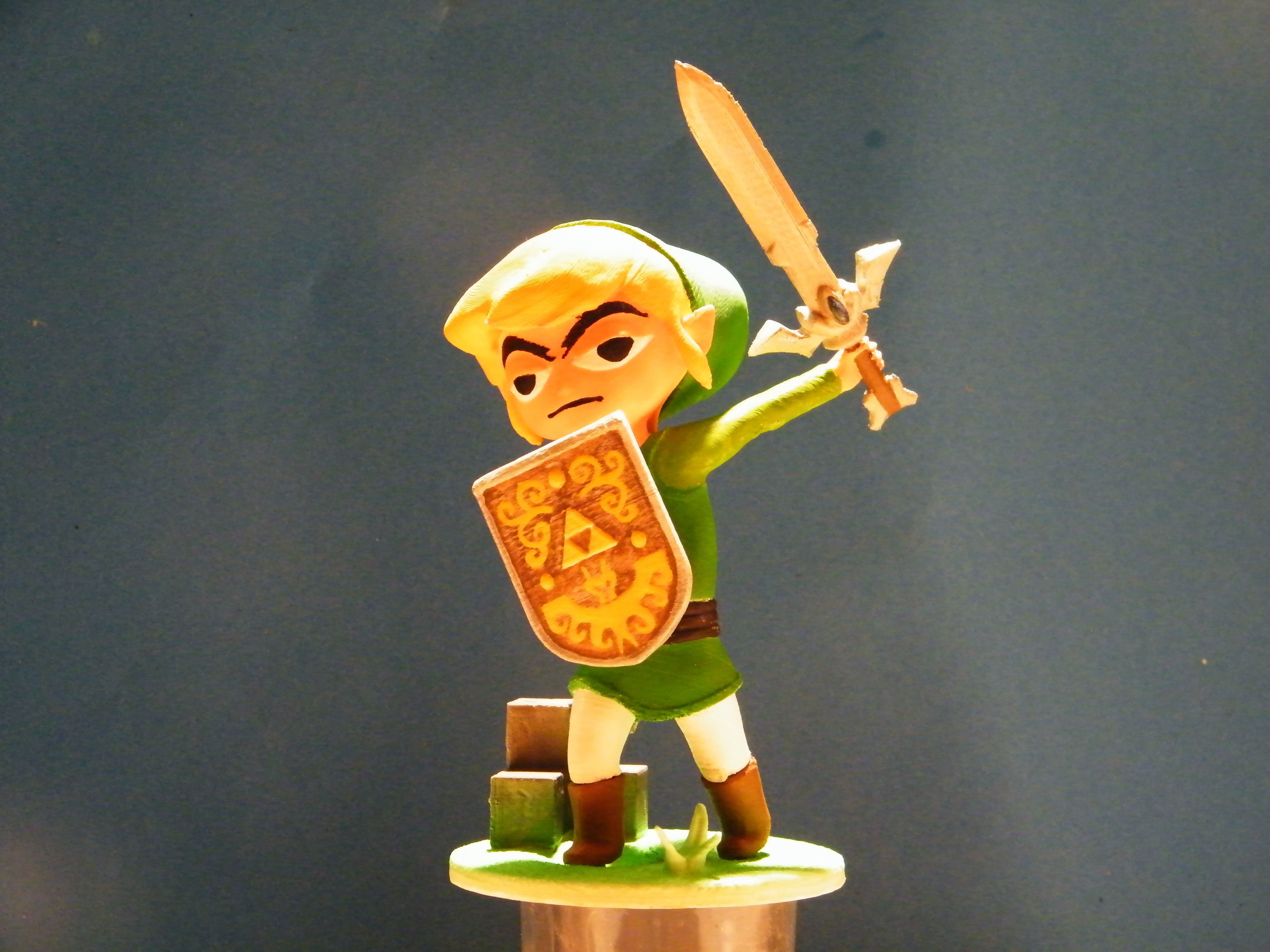 toon link 3D print model_8