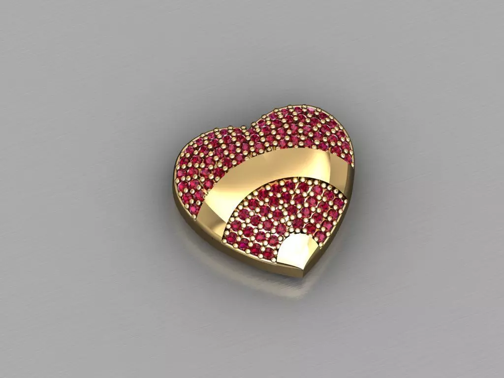 H251- Diamond NECKLACE  3D print model_0