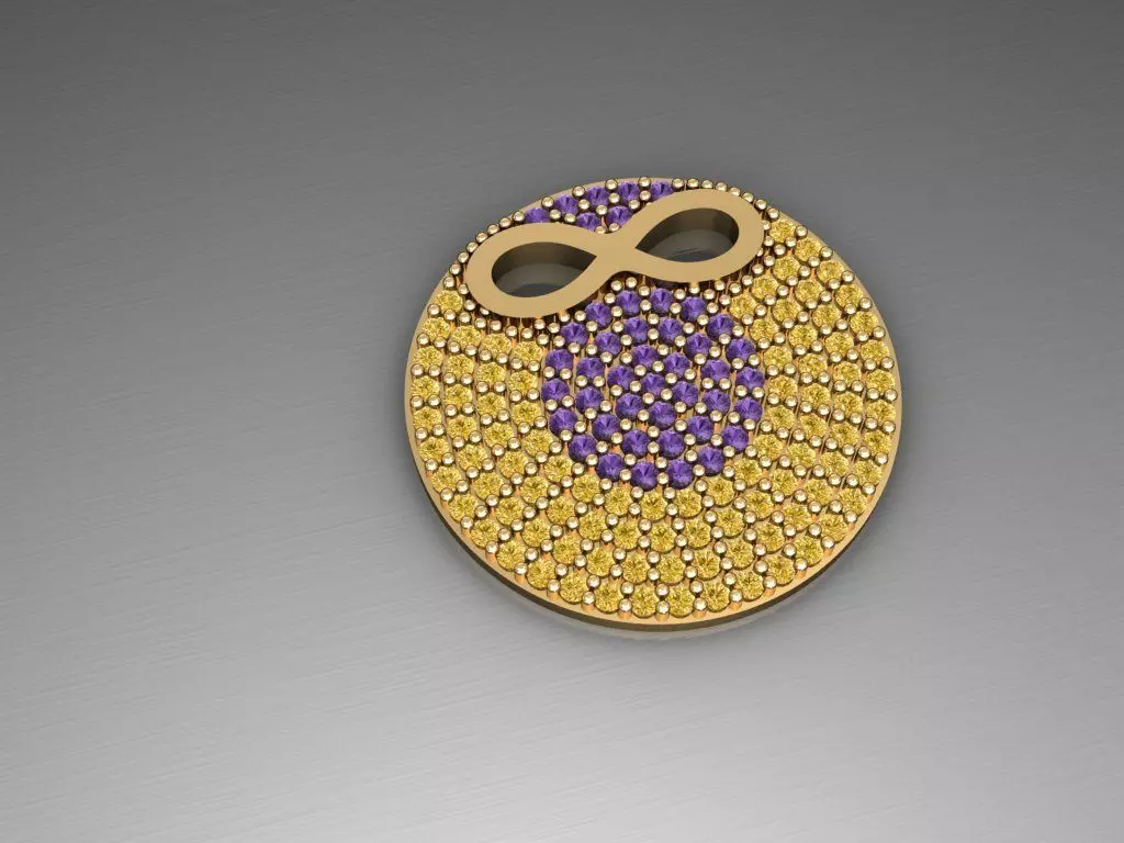 H259- Diamond NECKLACE  3D print model_0