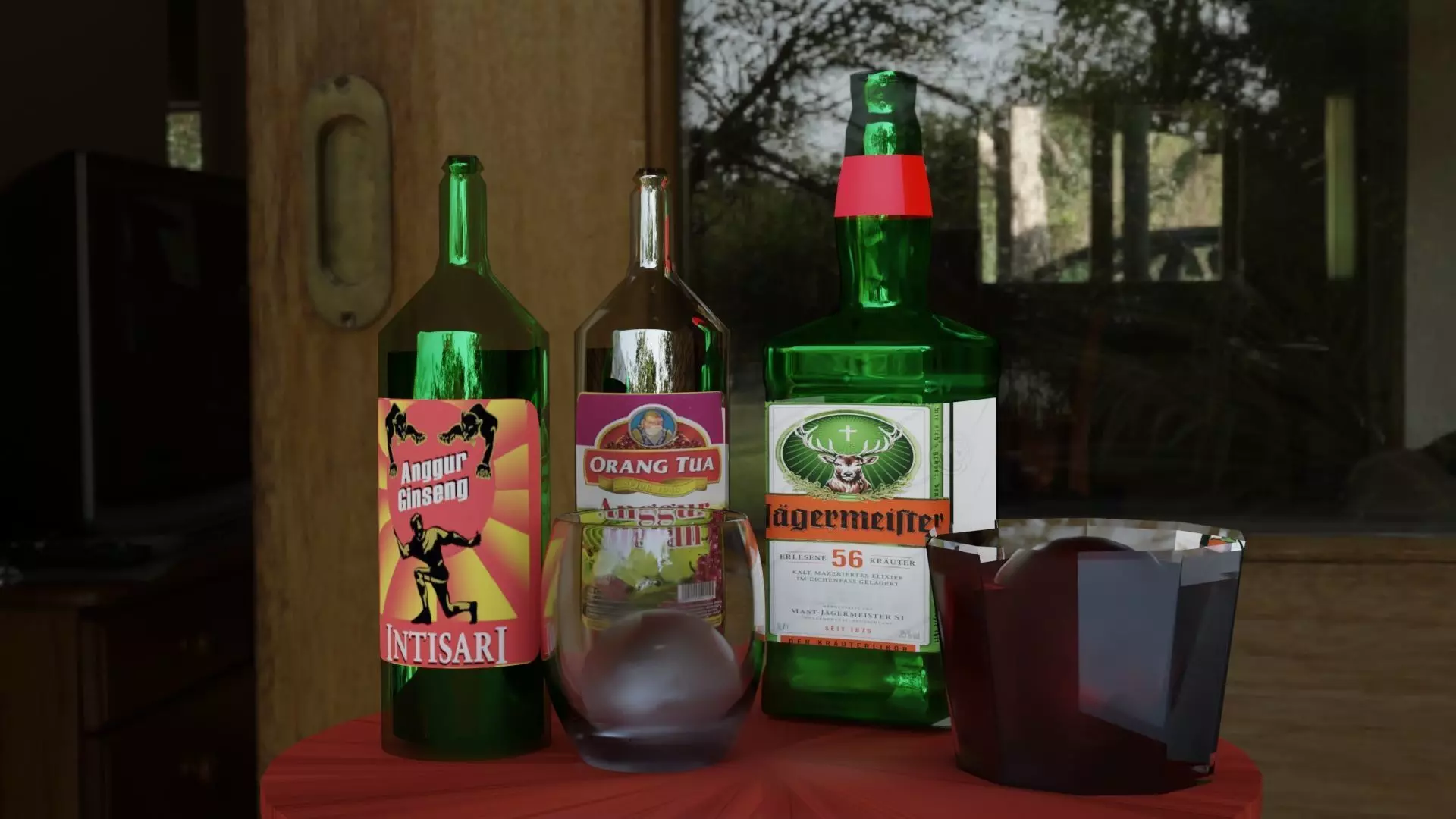 indonesia alcohol Free low-poly 3D model