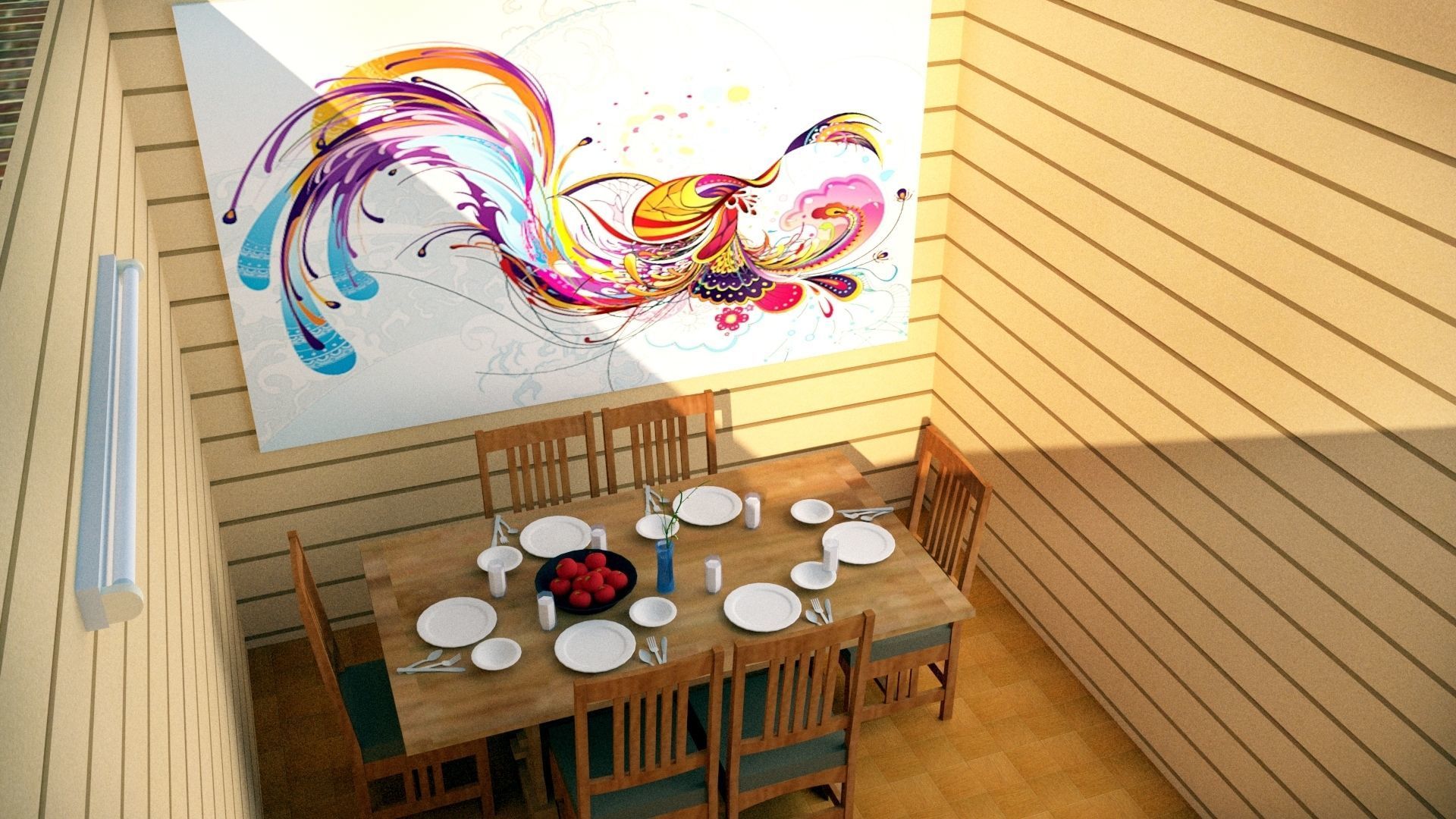 House 3D sketch up model 3D model_4