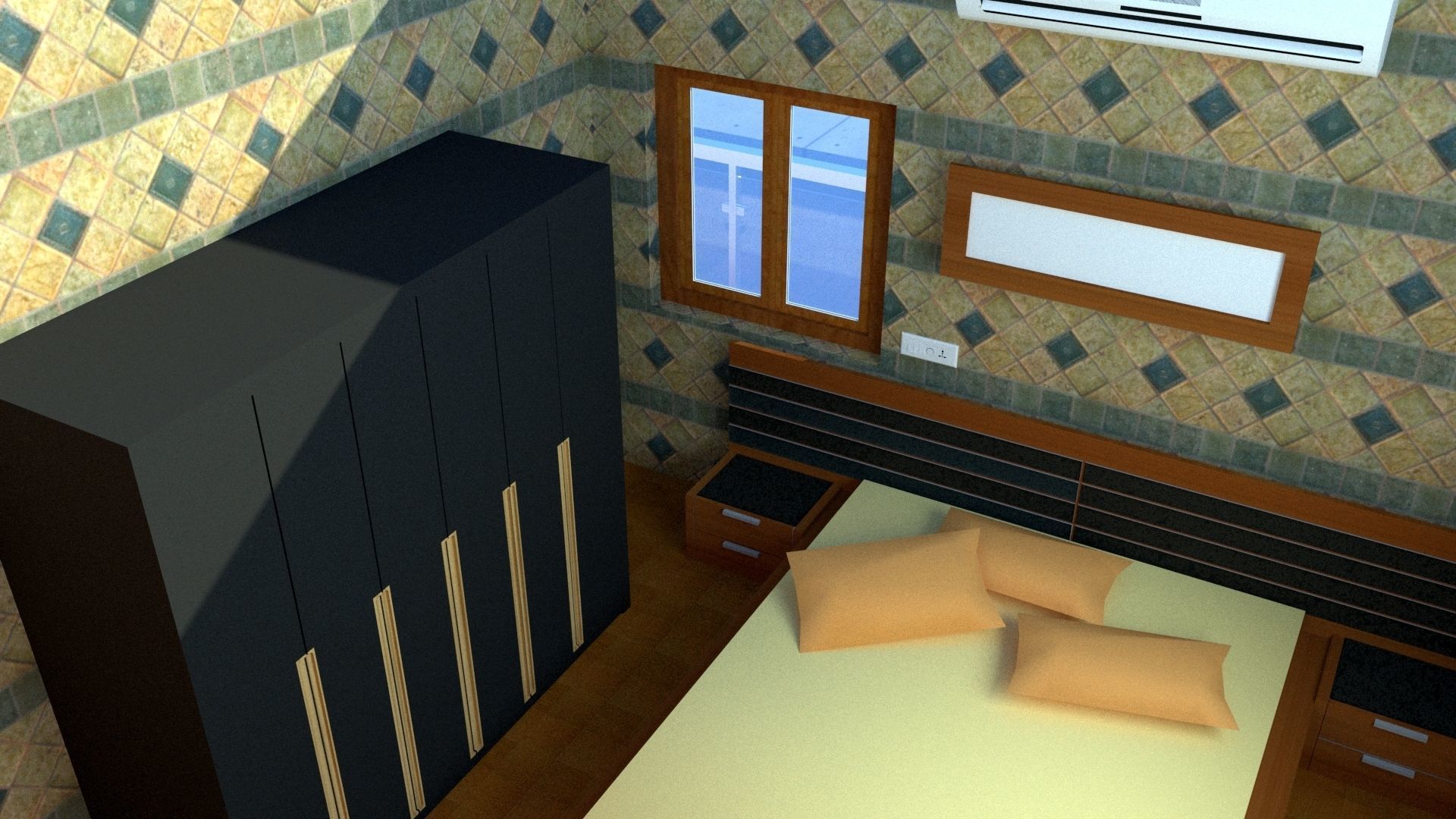 House 3D sketch up model 3D model_6