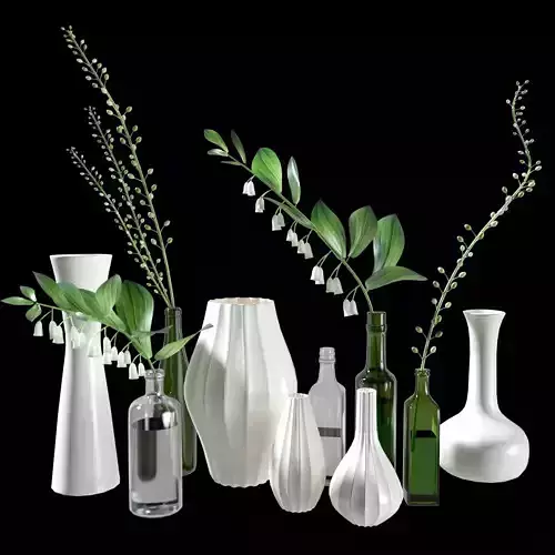 Scandinavian style decorative set
