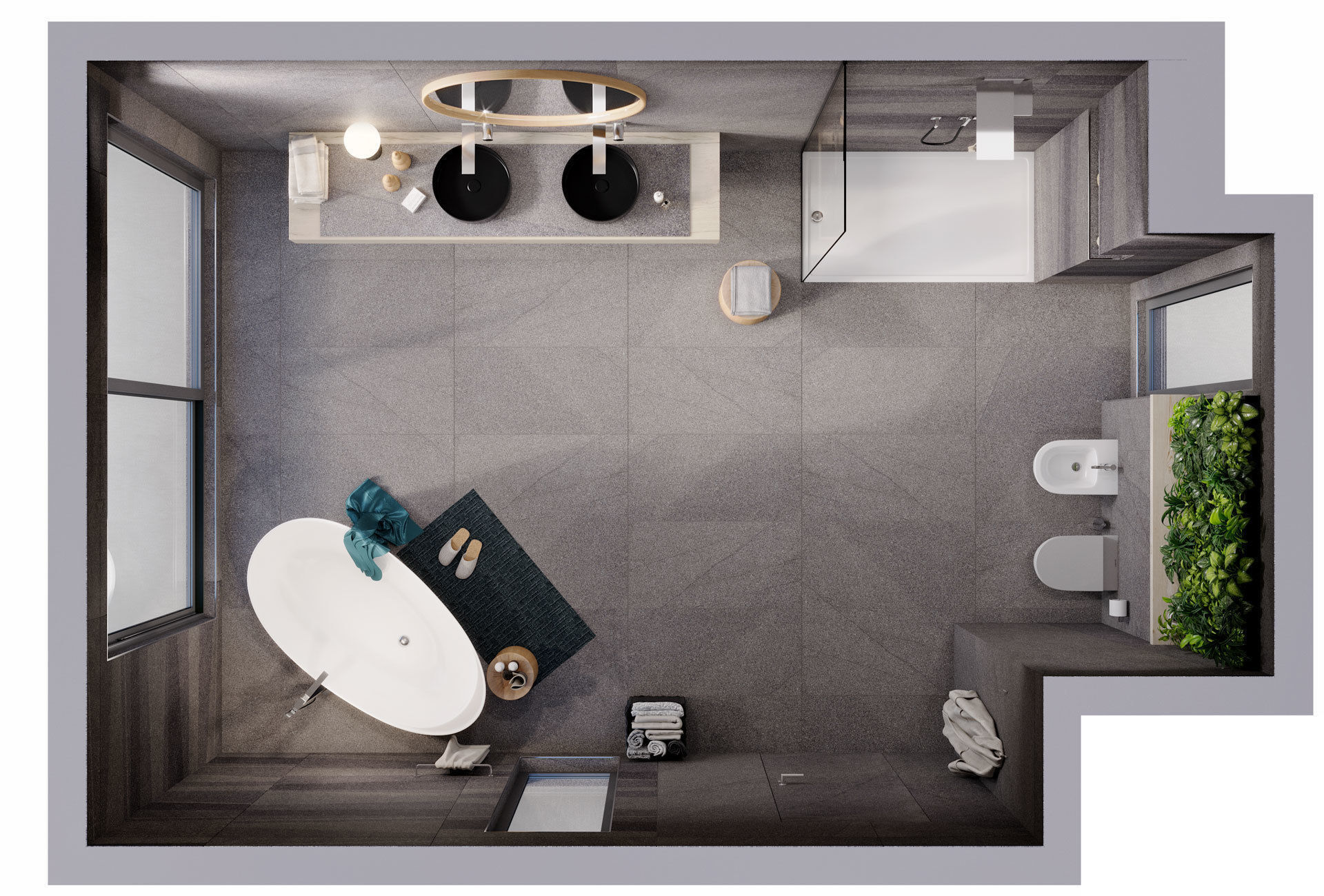 Bathroom River from FLAVIKER CATALOG 3D model_3