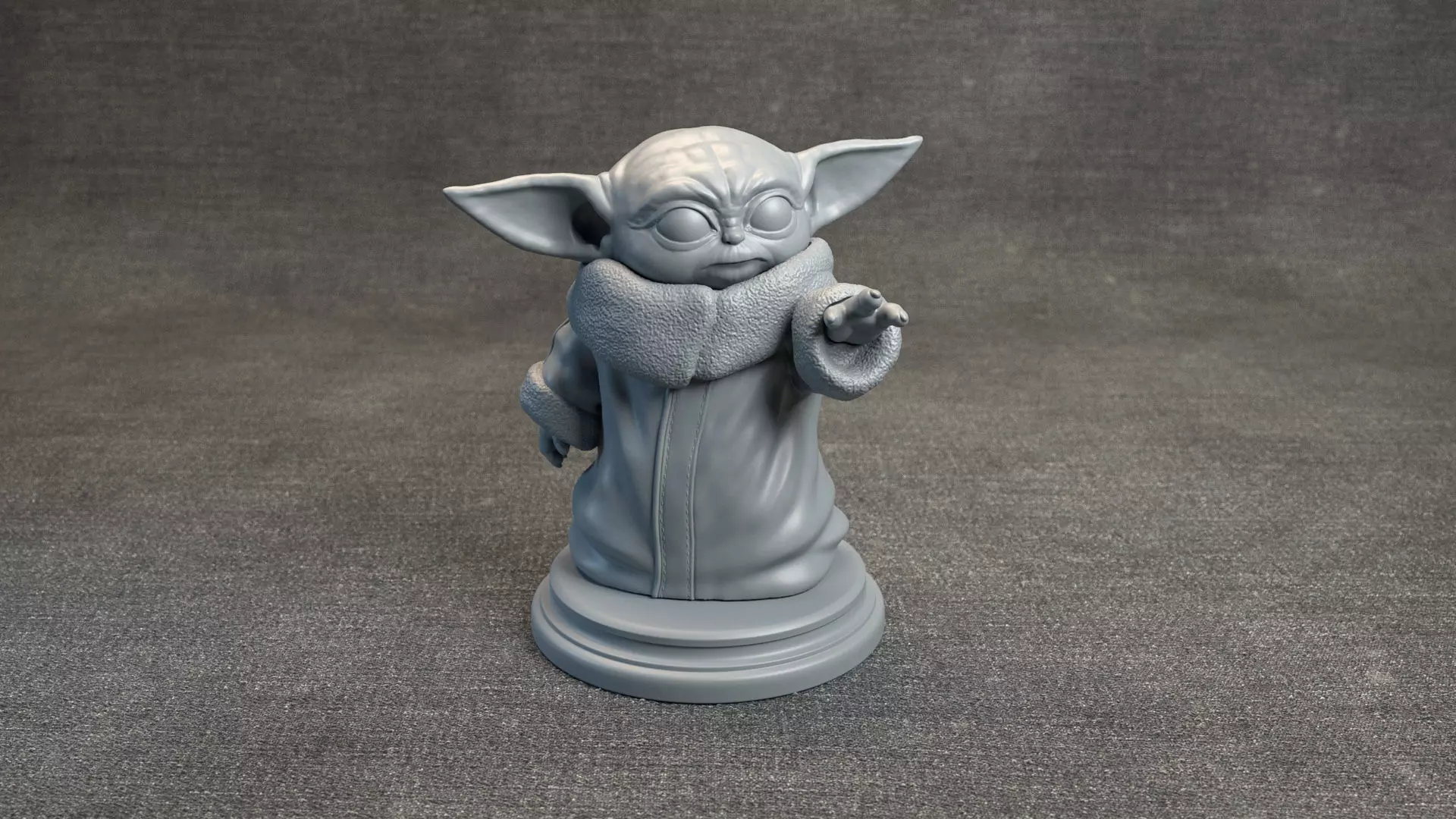 Baby Yoda - Star Wars The Mandalorian 3D print model_0